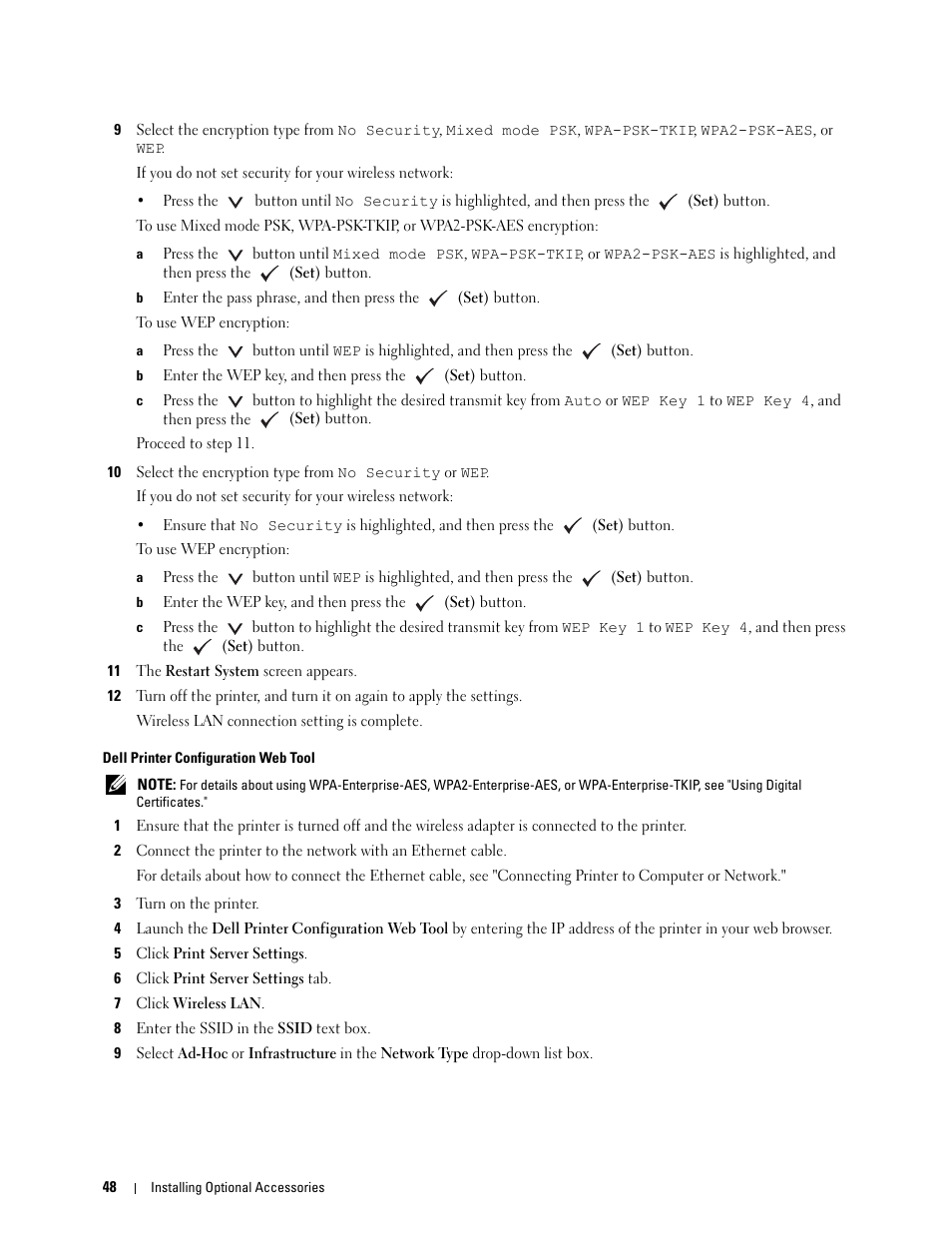 Dell printer configuration web tool | Dell C2660dn Color Laser Printer User Manual | Page 50 / 361