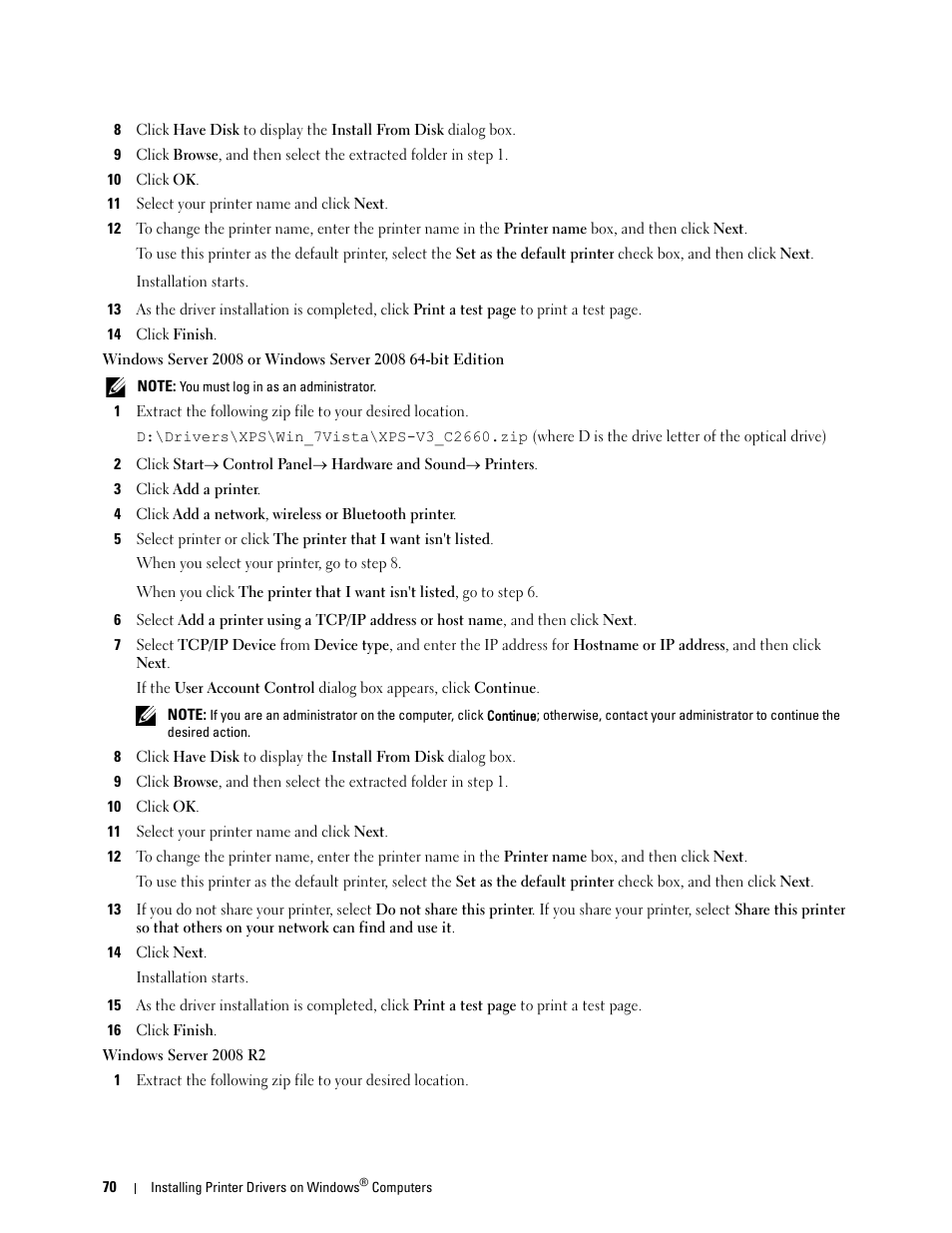 Dell C2660dn Color Laser Printer User Manual | Page 72 / 361