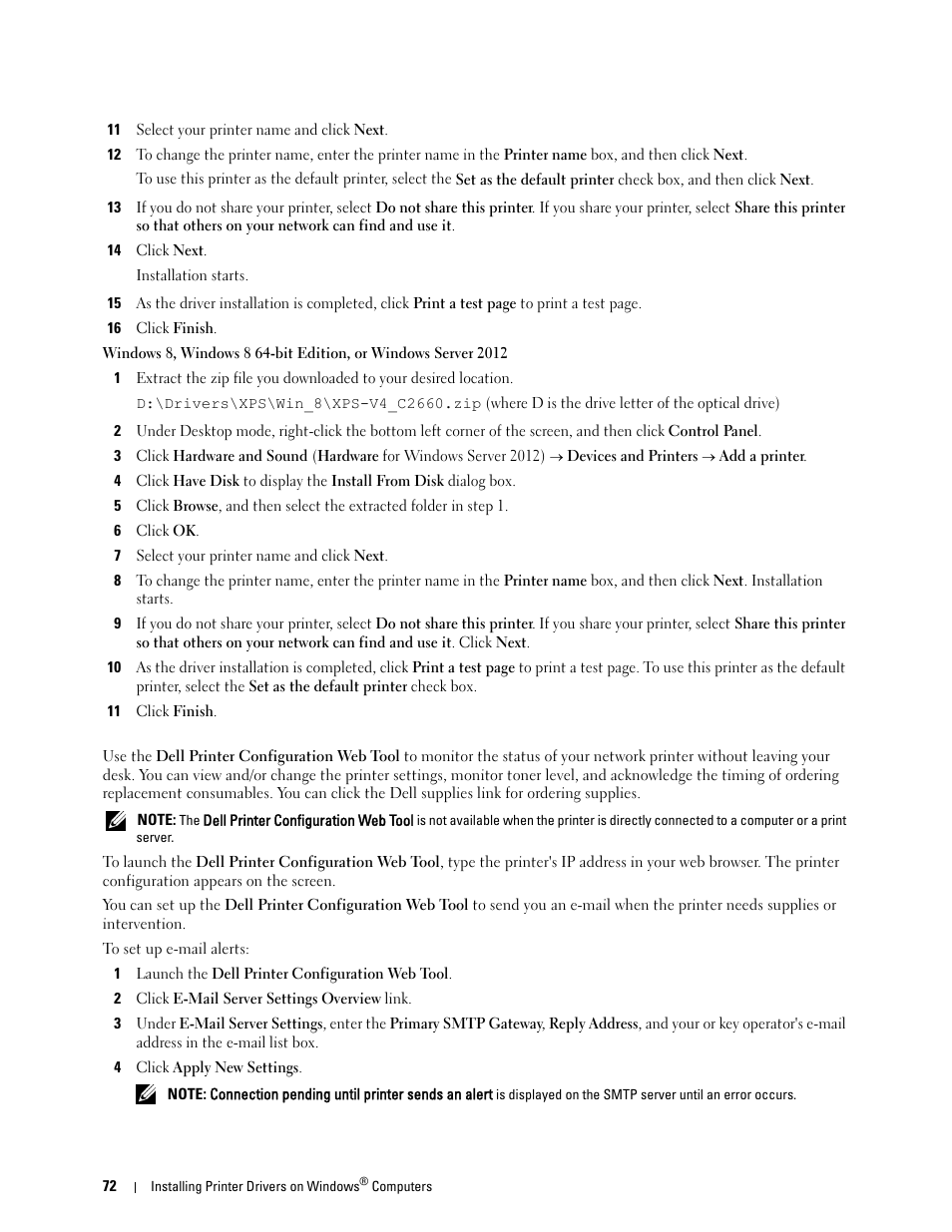 Dell C2660dn Color Laser Printer User Manual | Page 74 / 361