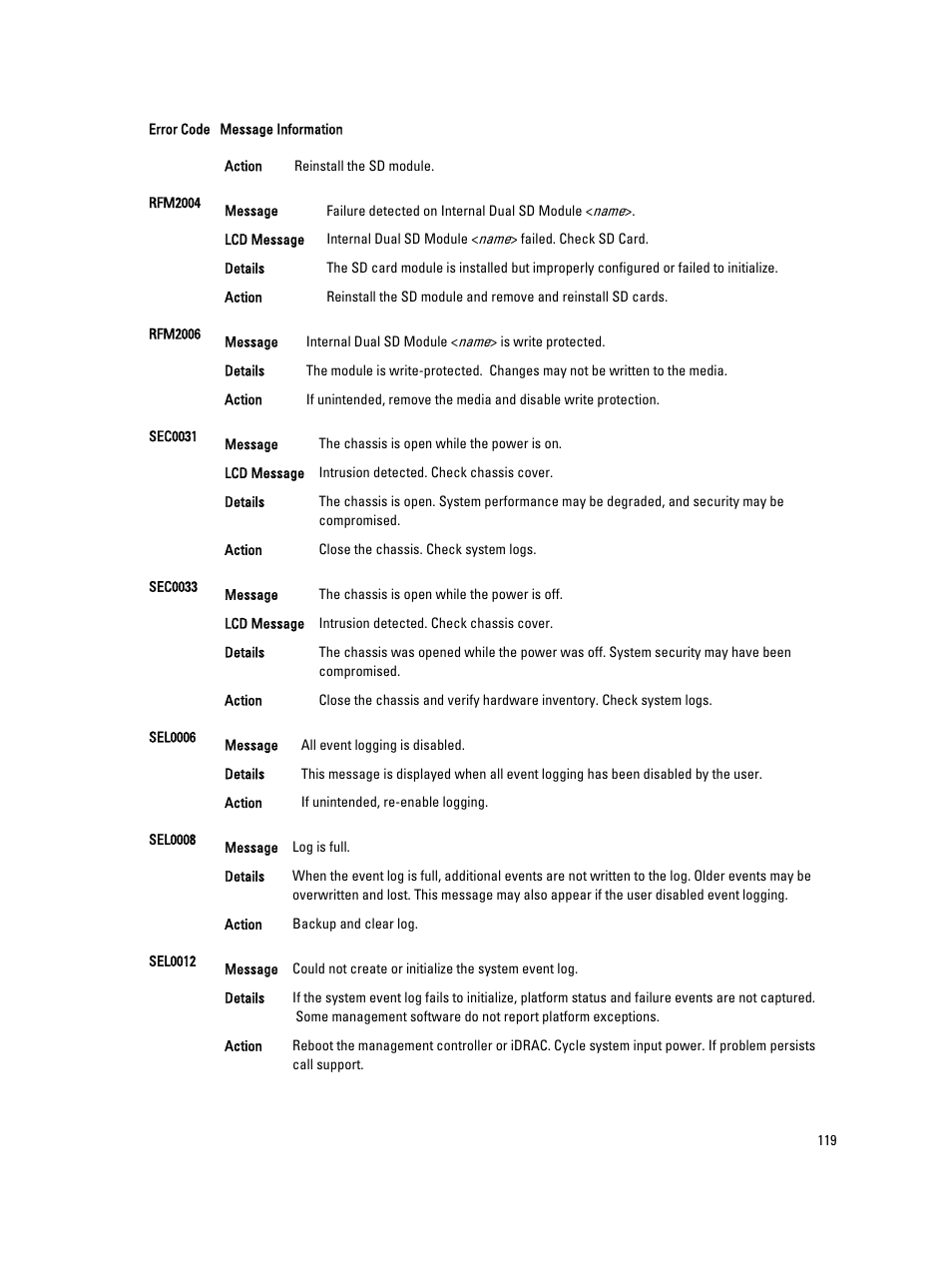Dell PowerVault NX3300 User Manual | Page 119 / 123