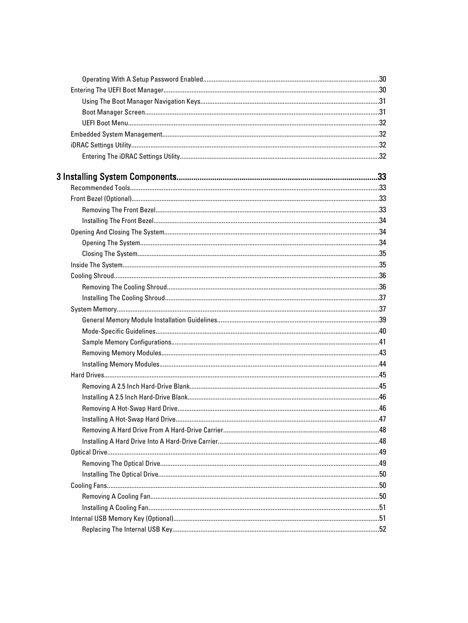 3 installing system components | Dell PowerVault NX3300 User Manual | Page 4 / 123