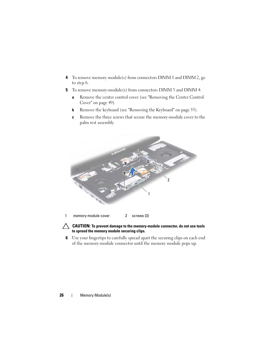 Dell Alienware M17x R3 (Early 2011) User Manual | Page 26 / 110