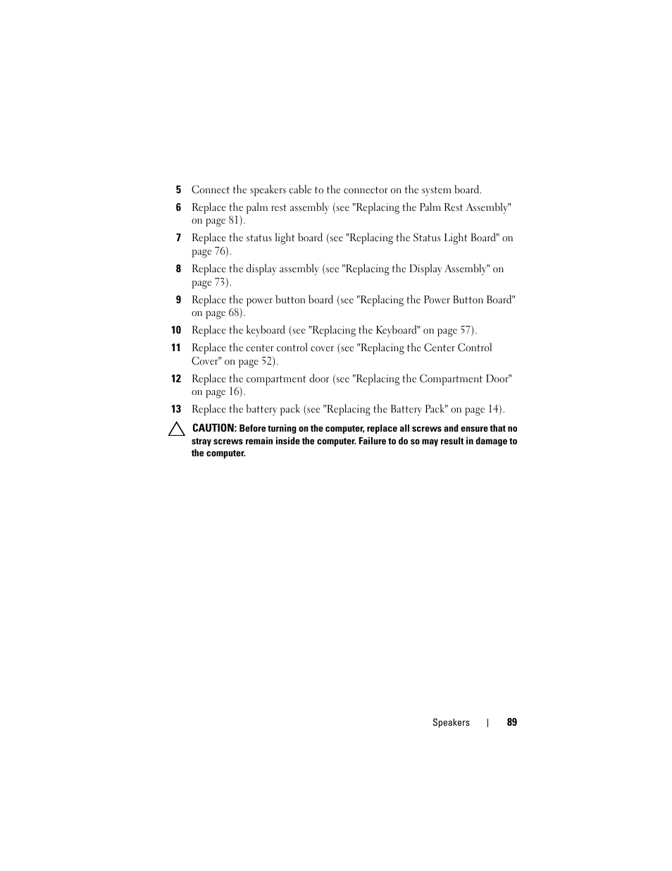 Dell Alienware M17x R3 (Early 2011) User Manual | Page 89 / 110
