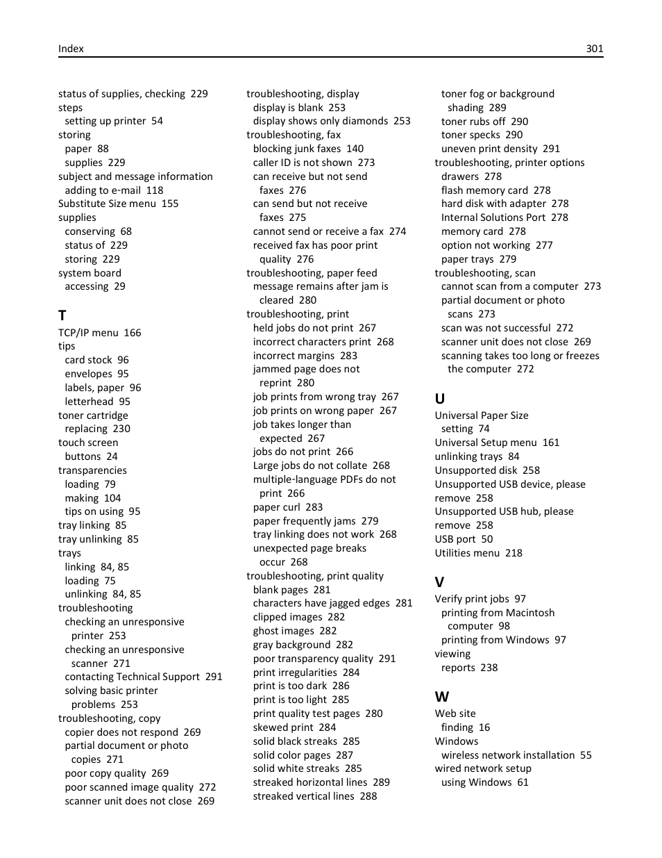 Dell 3333/3335dn Mono Laser Printer User Manual | Page 301 / 302