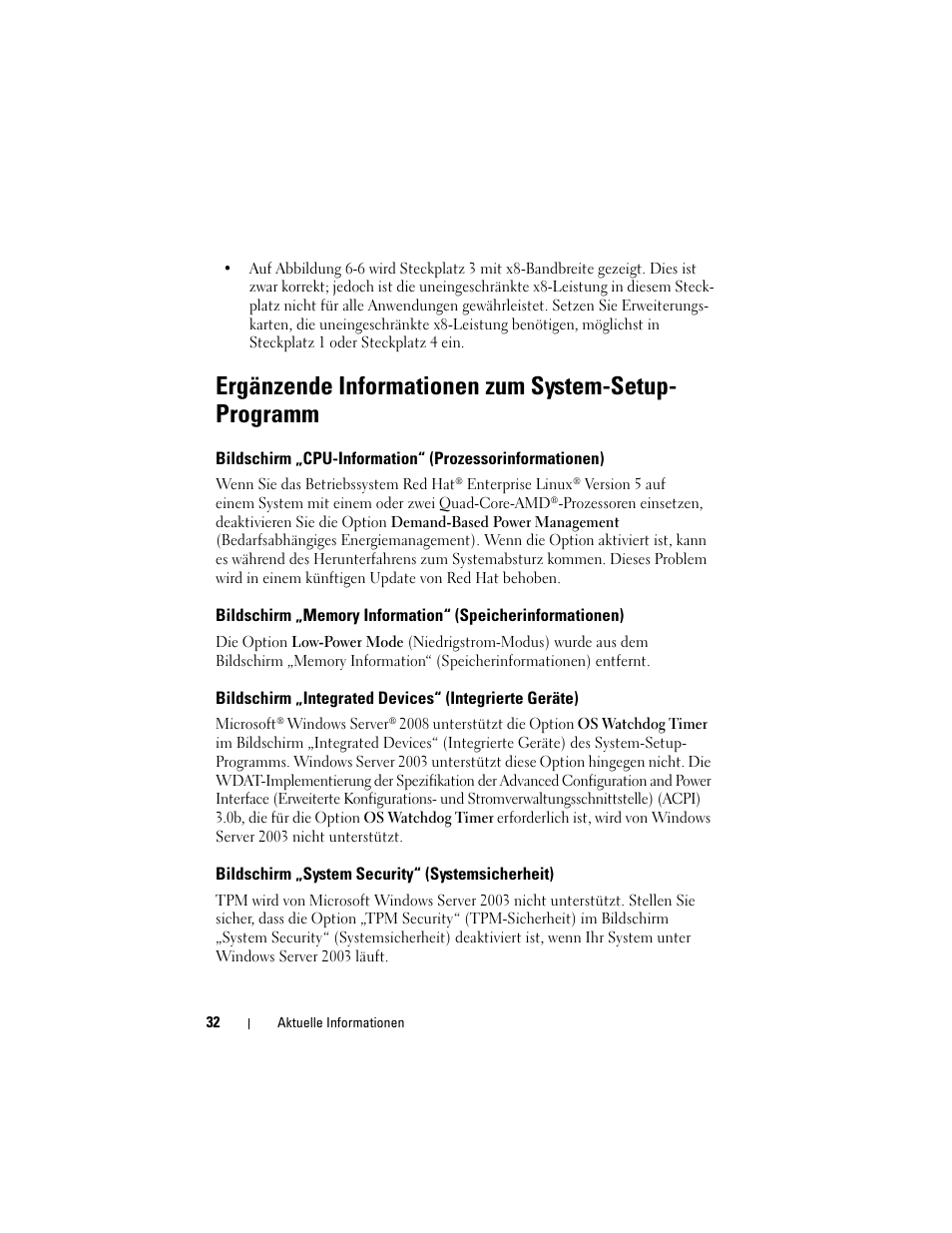 Bildschirm „system security“ (systemsicherheit) | Dell POWEREDGE R805 User Manual | Page 34 / 66