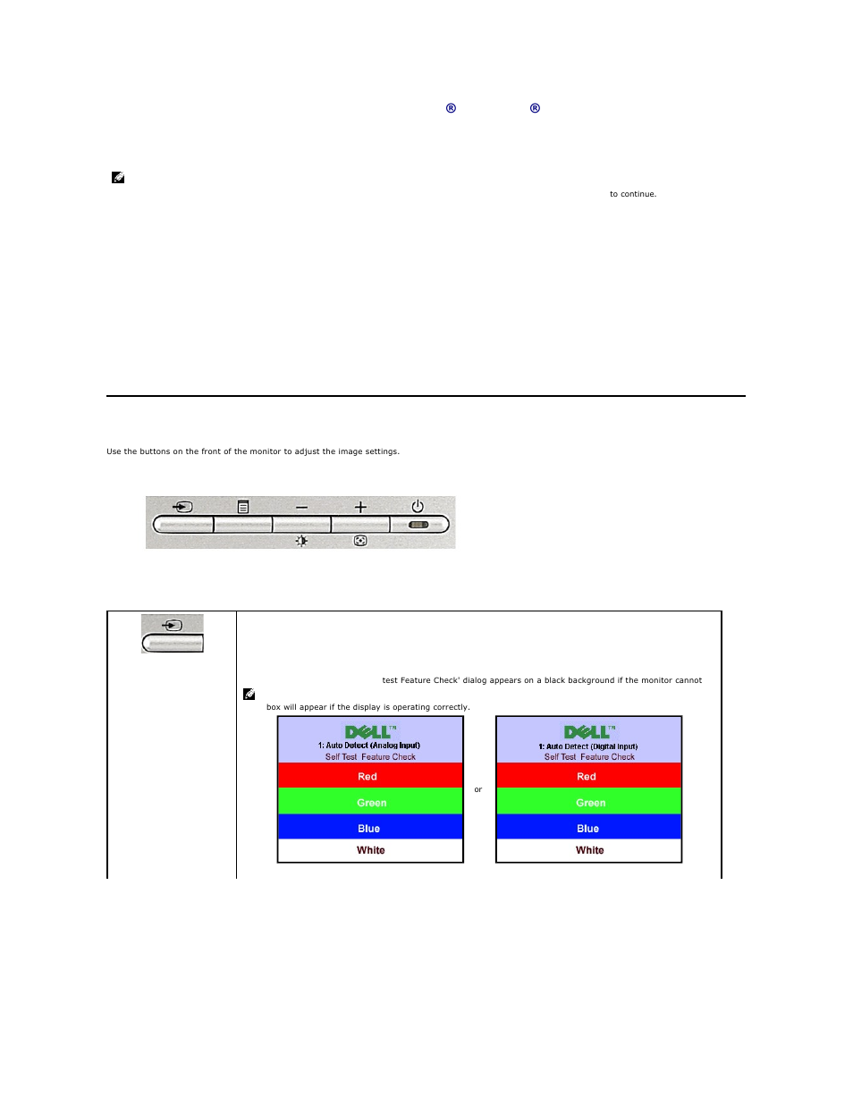 Installing the webcam application, Using the front panel, Installing the webcam application (microsoft | Windows, Operating systems) | Dell SP2008WFP Monitor User Manual | Page 15 / 31