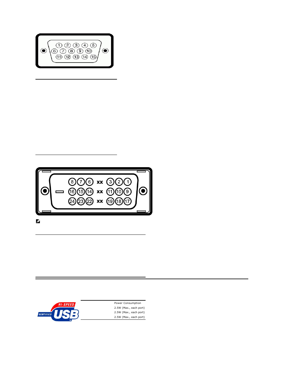 Universal serial bus (usb) interface | Dell SP2008WFP Monitor User Manual | Page 5 / 31