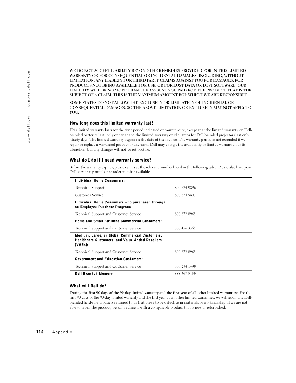Dell Dimension 2300 User Manual | Page 114 / 128