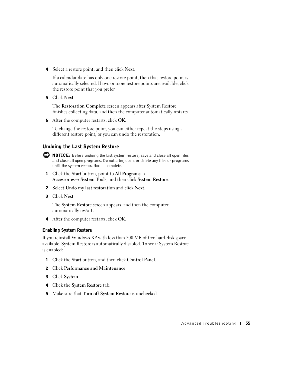 Dell Dimension 2300 User Manual | Page 55 / 128