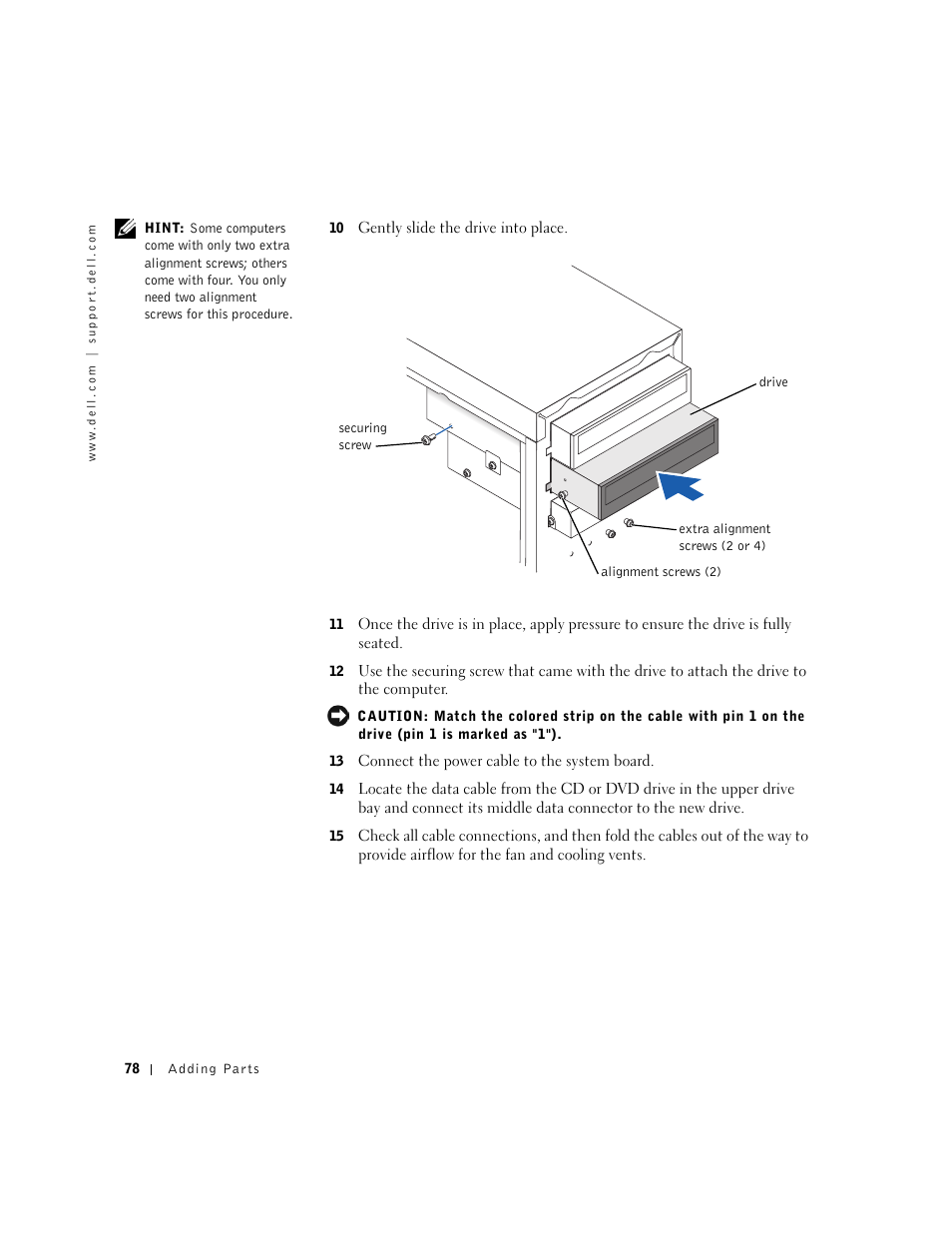 Dell Dimension 2300 User Manual | Page 78 / 128