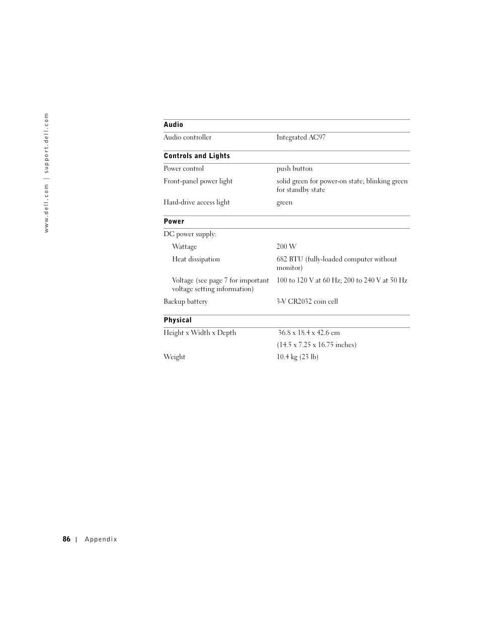 Dell Dimension 2300 User Manual | Page 86 / 128