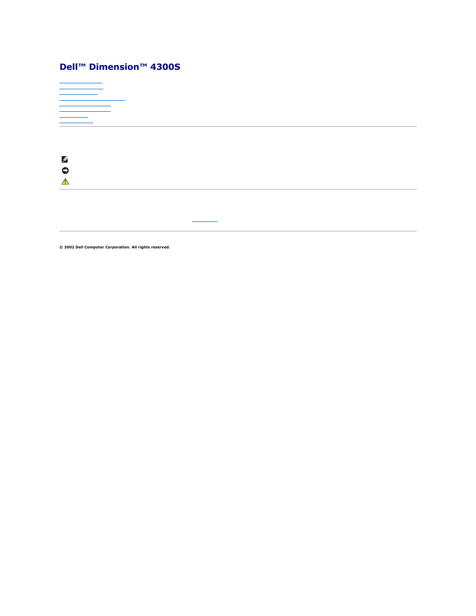 Dell Dimension 4300S User Manual | 51 pages