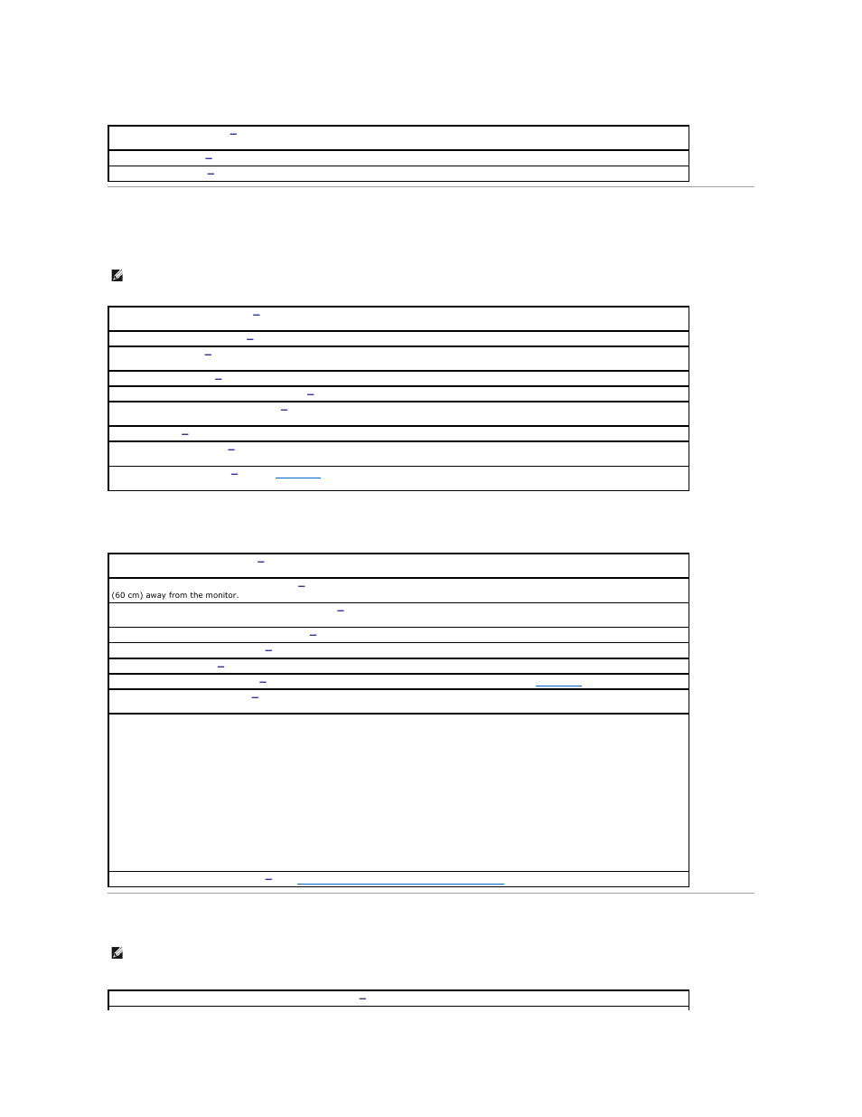 Video and monitor problems, Sound and speaker problems, If the screen is blank | If the screen is difficult to read | Dell Dimension 4300S User Manual | Page 26 / 51
