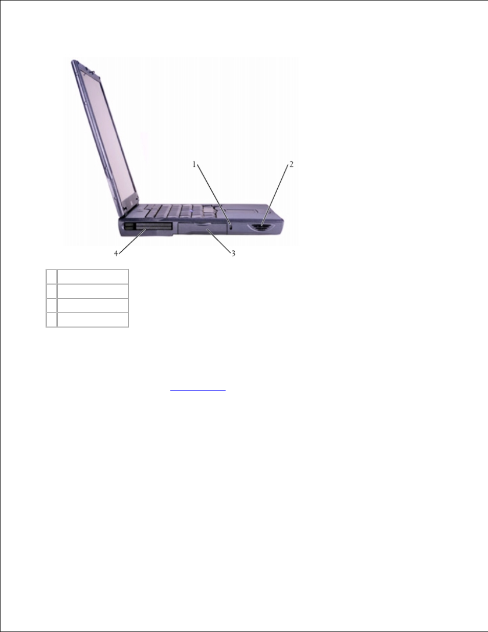 Pc card slot, Hard drive, Security cable slot | Dell LATITUDE C510 User Manual | Page 10 / 170