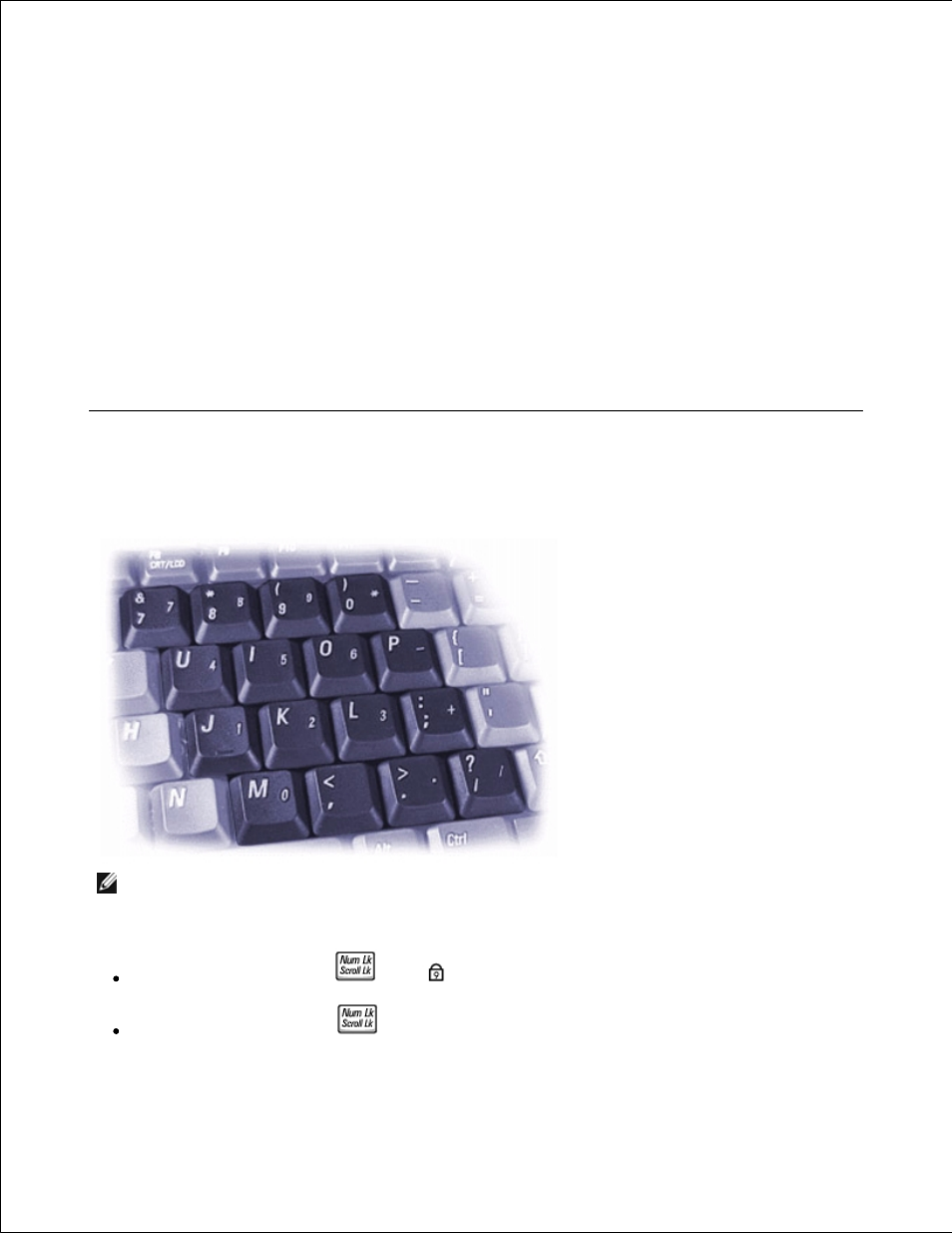 Numeric keypad | Dell LATITUDE C510 User Manual | Page 33 / 170