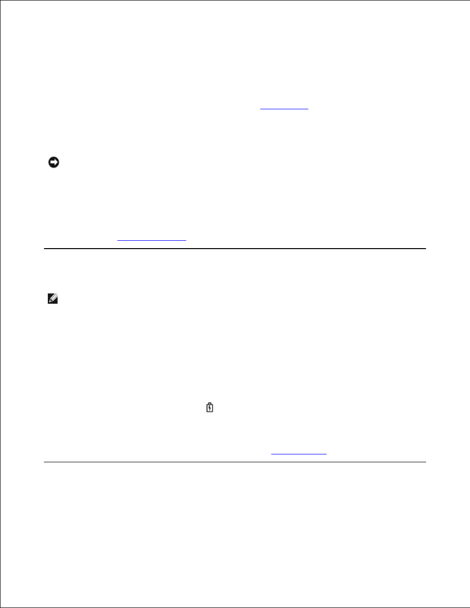 Charging the battery, Removing a battery, Low-battery warning | Dell LATITUDE C510 User Manual | Page 44 / 170