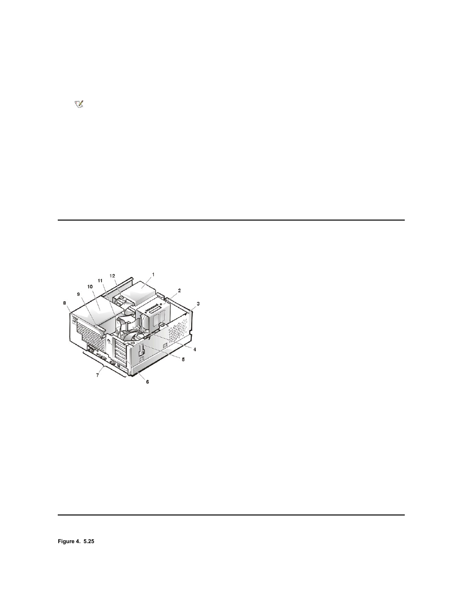 Internal view, Front-panel inserts | Dell OptiPlex GX200 User Manual | Page 22 / 79