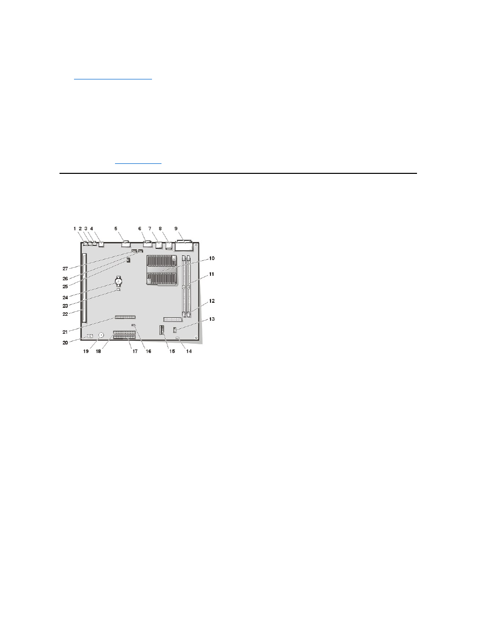 System board components, Figure 14 | Dell OptiPlex GX200 User Manual | Page 28 / 79