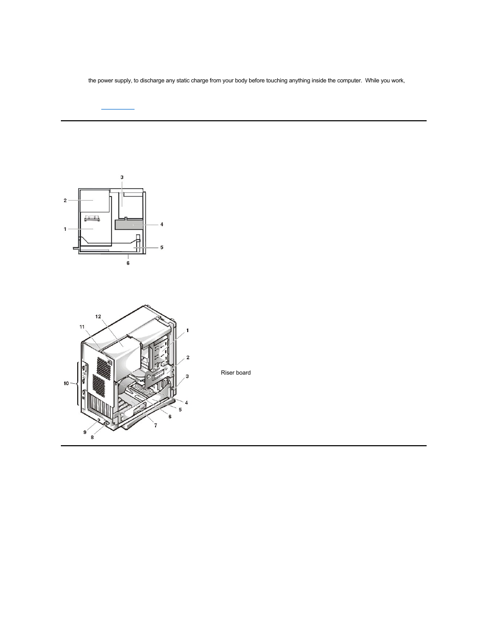 Removed the computer cover, Internal views, Computer cover | Dell OptiPlex GX200 User Manual | Page 39 / 79