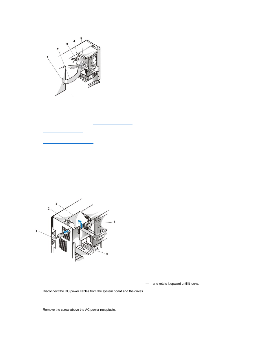 System power supply | Dell OptiPlex GX200 User Manual | Page 49 / 79
