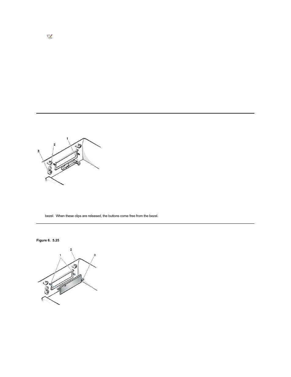 Eject, power, and reset buttons, Front-panel inserts | Dell OptiPlex GX200 User Manual | Page 5 / 79