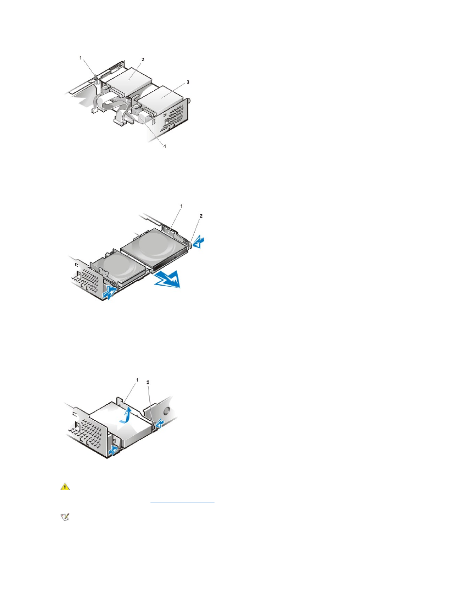Remove the drive shelf | Dell OptiPlex GX200 User Manual | Page 66 / 79