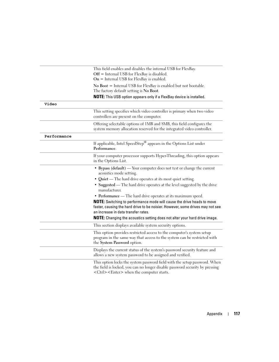 Dell Dimension 9150/XPS 400 User Manual | Page 117 / 148