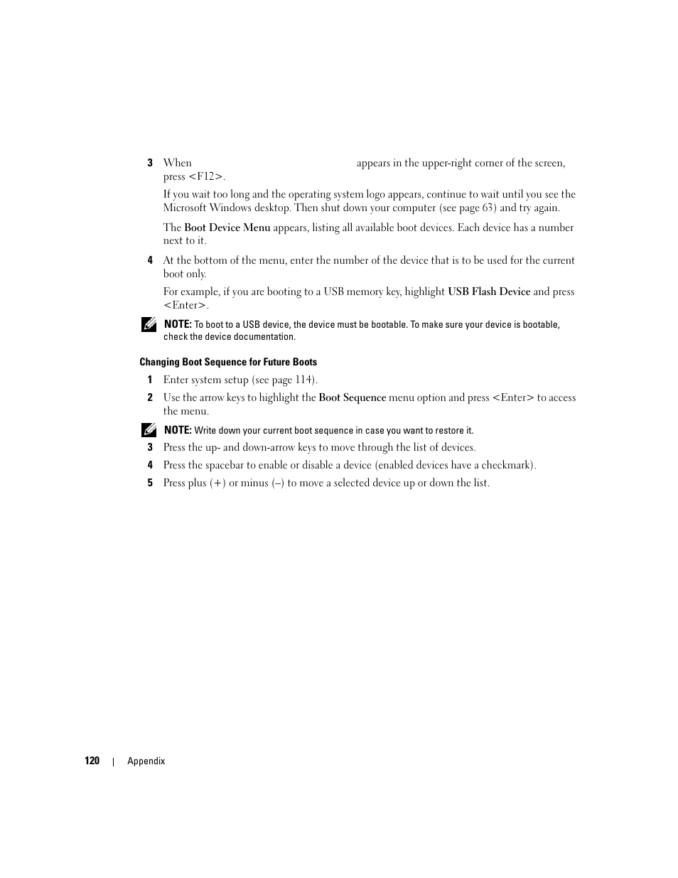Dell Dimension 9150/XPS 400 User Manual | Page 120 / 148