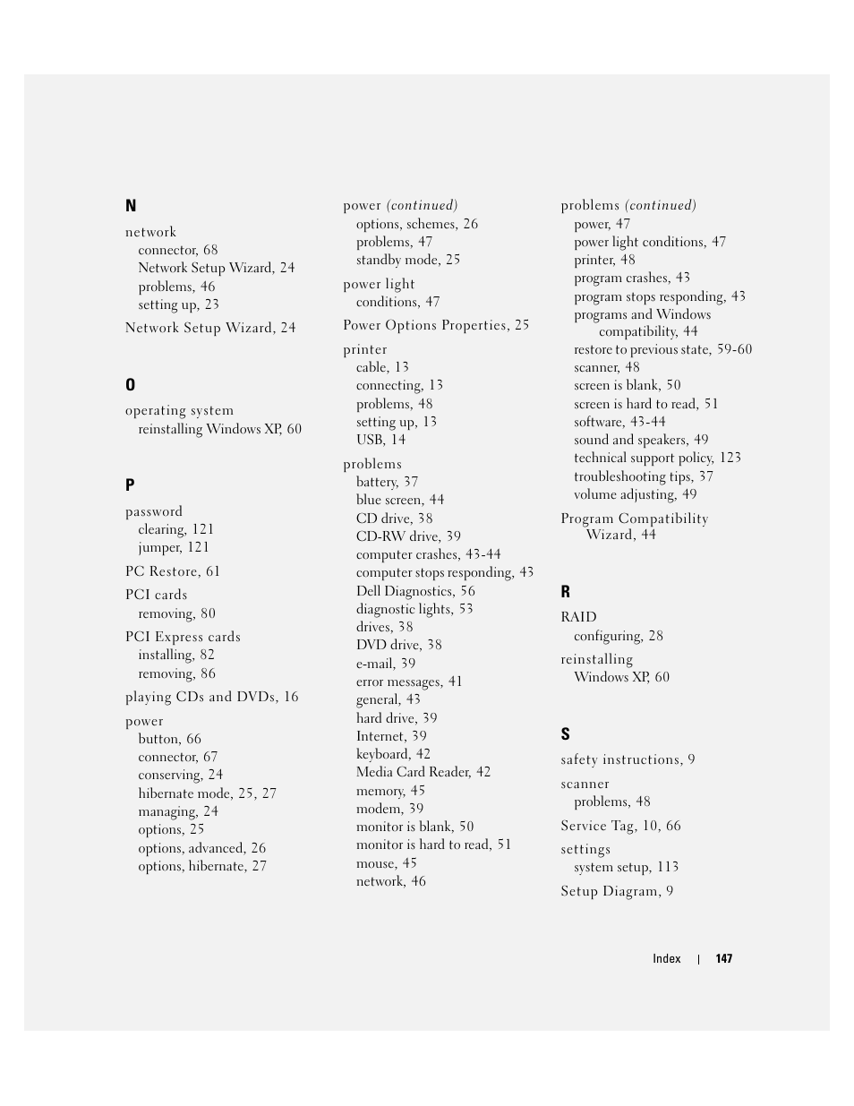 Dell Dimension 9150/XPS 400 User Manual | Page 147 / 148