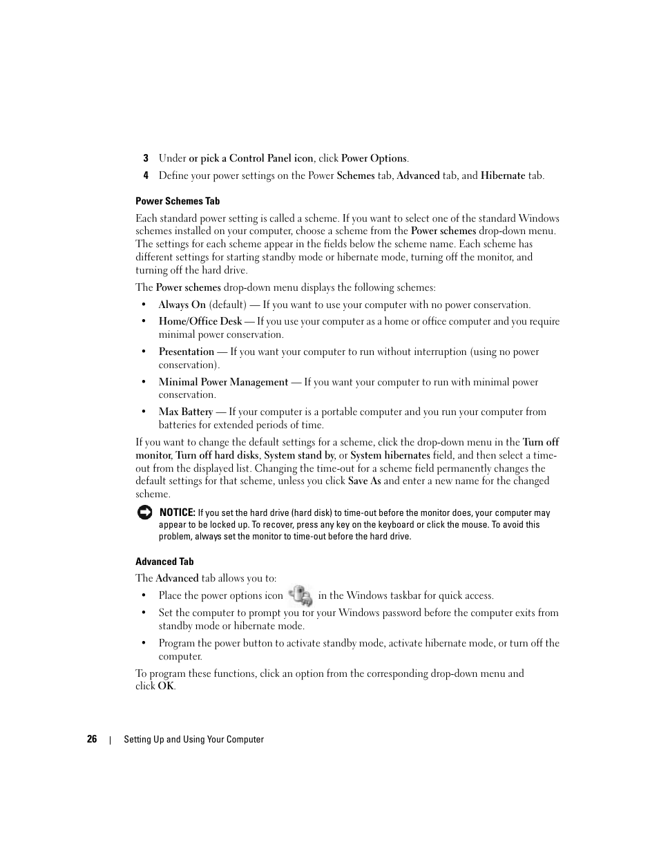 Dell Dimension 9150/XPS 400 User Manual | Page 26 / 148