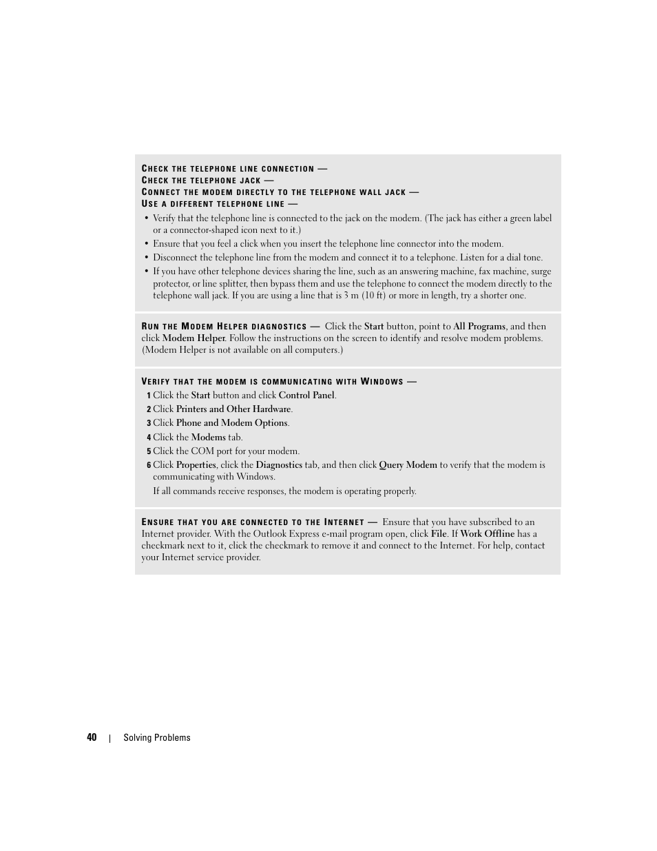 Dell Dimension 9150/XPS 400 User Manual | Page 40 / 148
