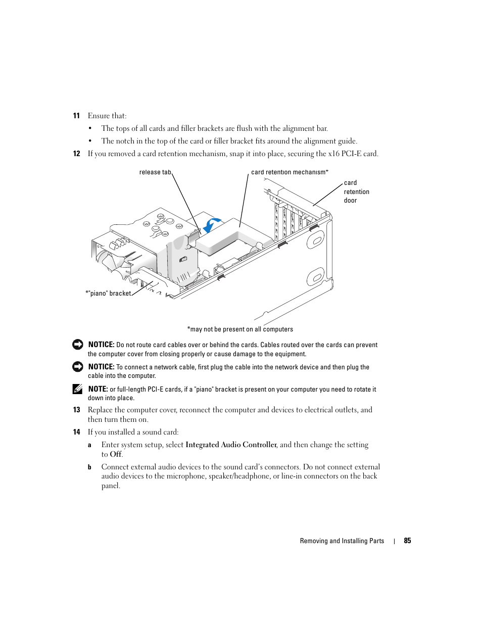 Dell Dimension 9150/XPS 400 User Manual | Page 85 / 148