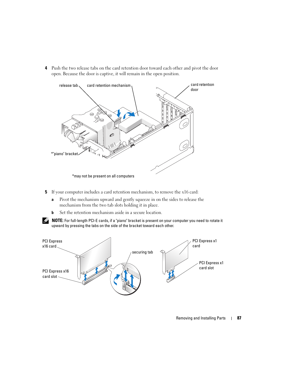 Dell Dimension 9150/XPS 400 User Manual | Page 87 / 148