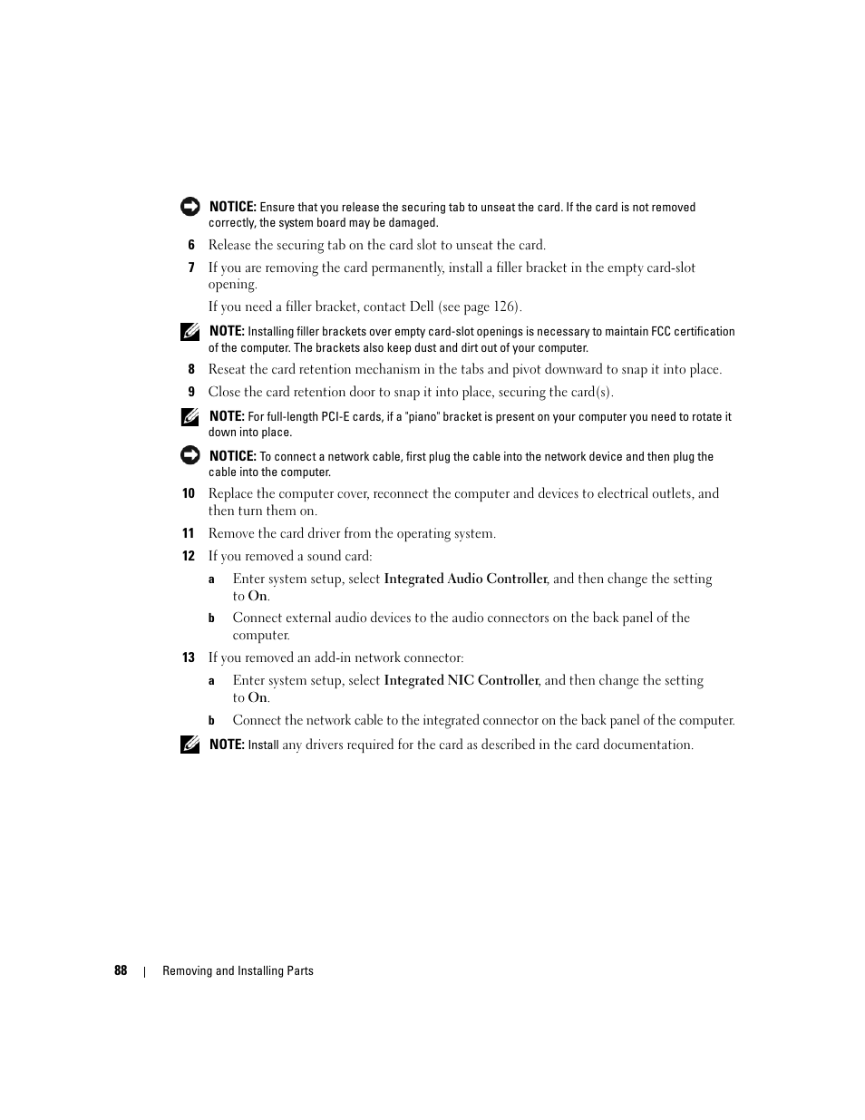 Dell Dimension 9150/XPS 400 User Manual | Page 88 / 148