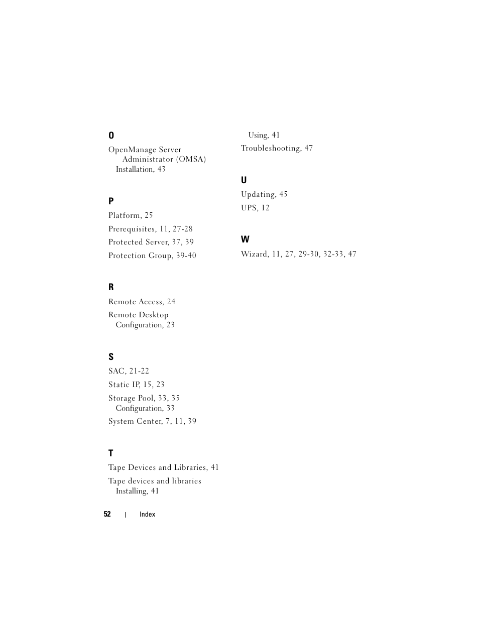 Dell PowerVault DP500 User Manual | Page 52 / 52