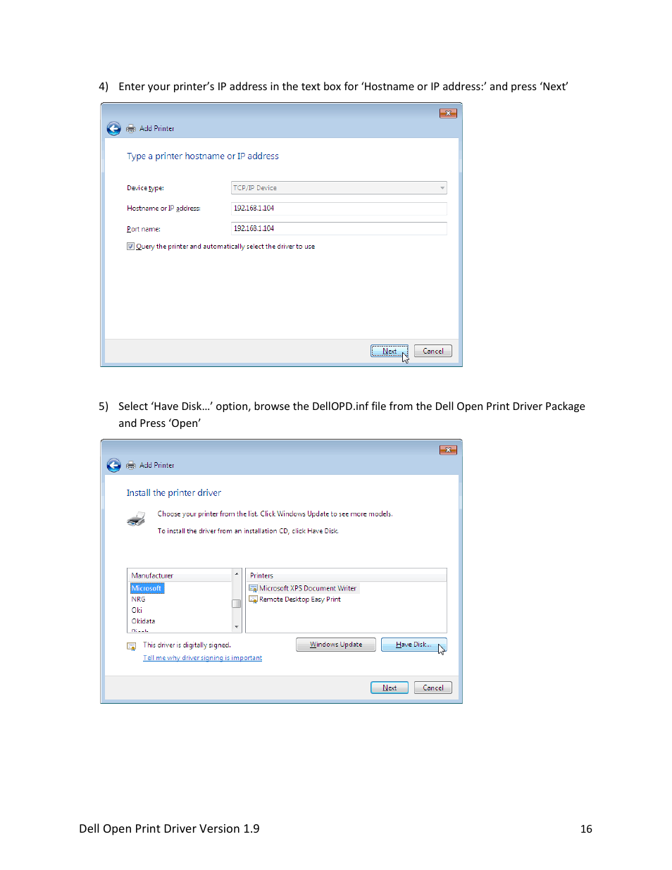 Dell Open Print Driver User Manual | Page 16 / 76