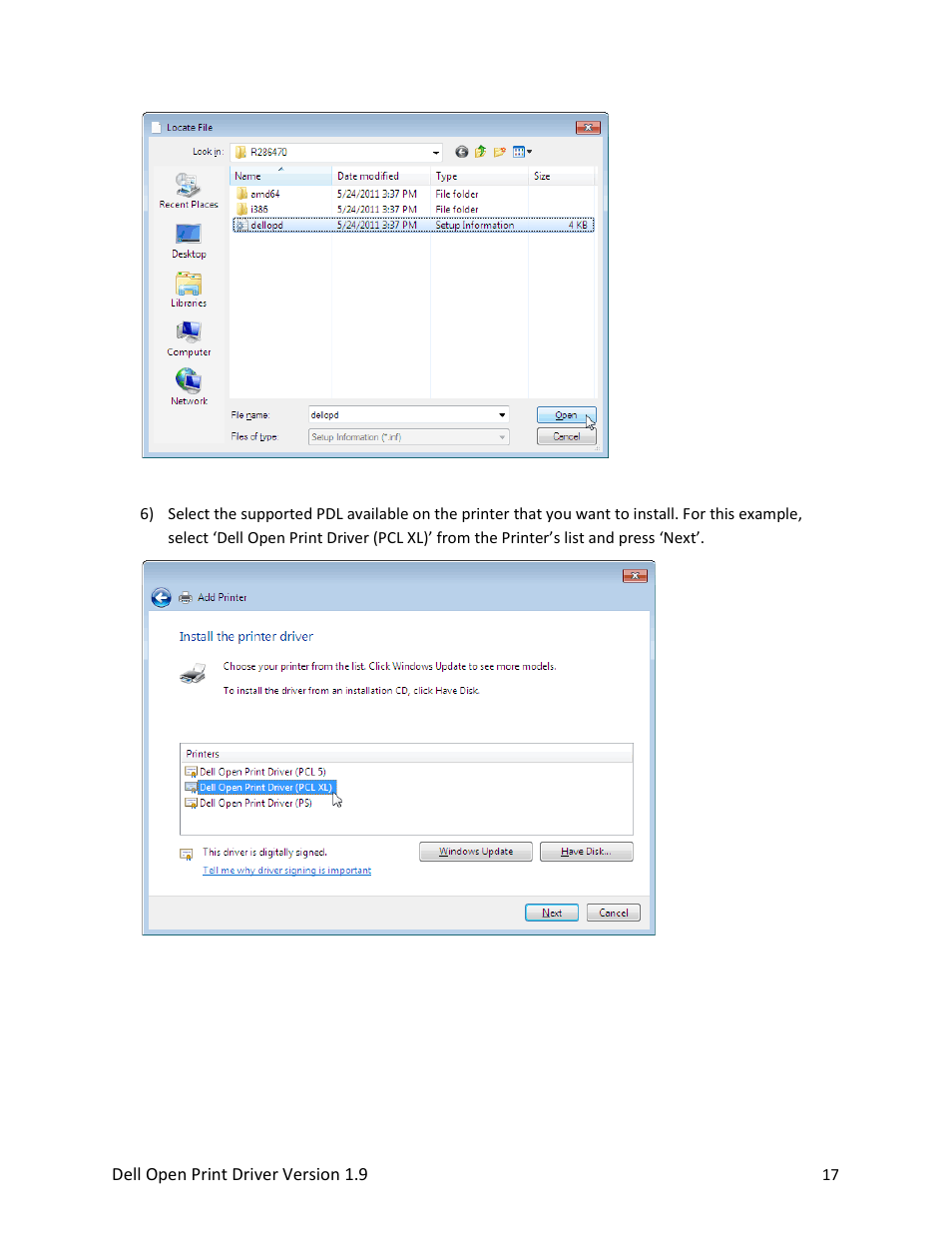 Dell Open Print Driver User Manual | Page 17 / 76