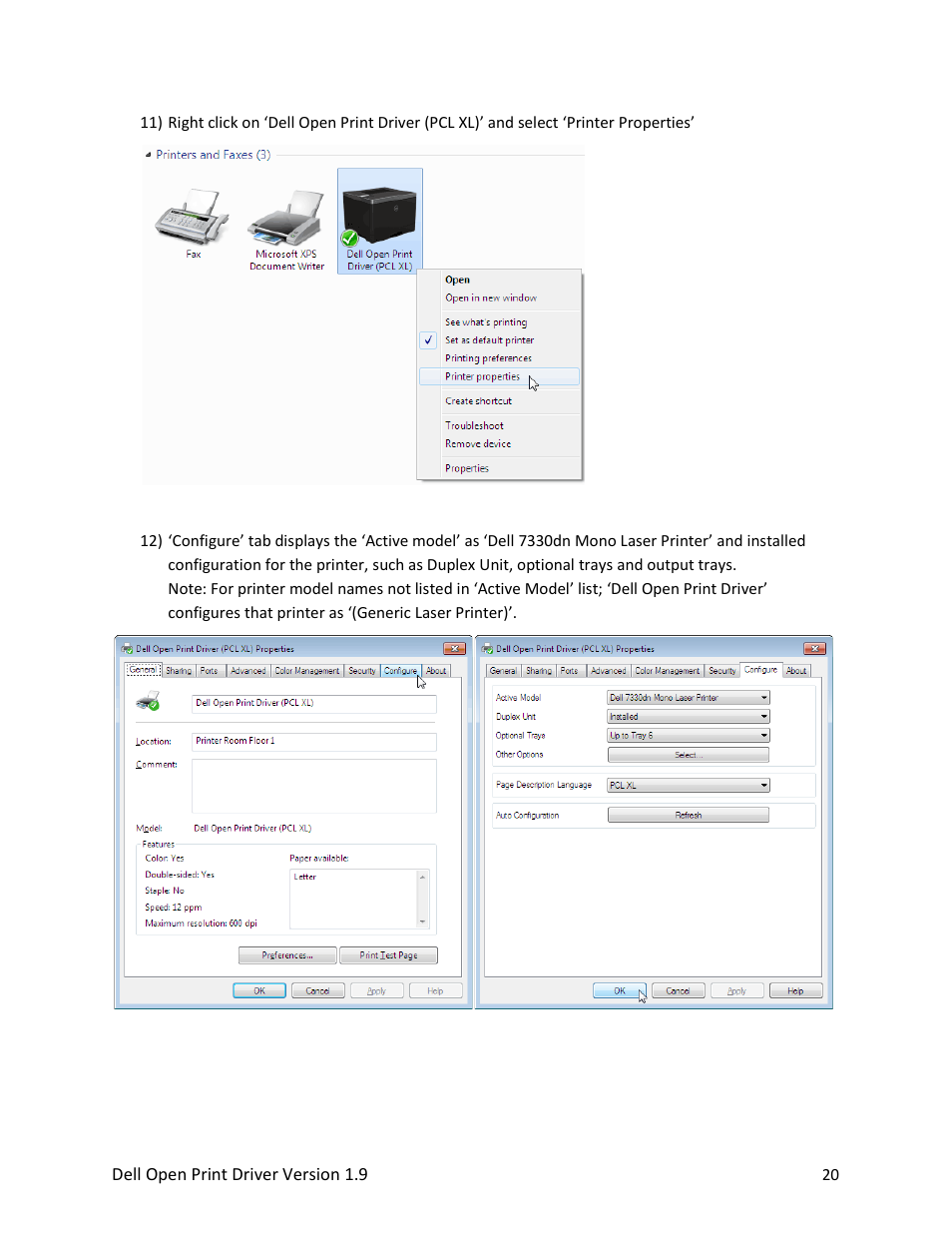 Dell Open Print Driver User Manual | Page 20 / 76