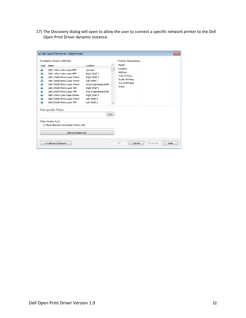 Dell Open Print Driver User Manual | Page 32 / 76