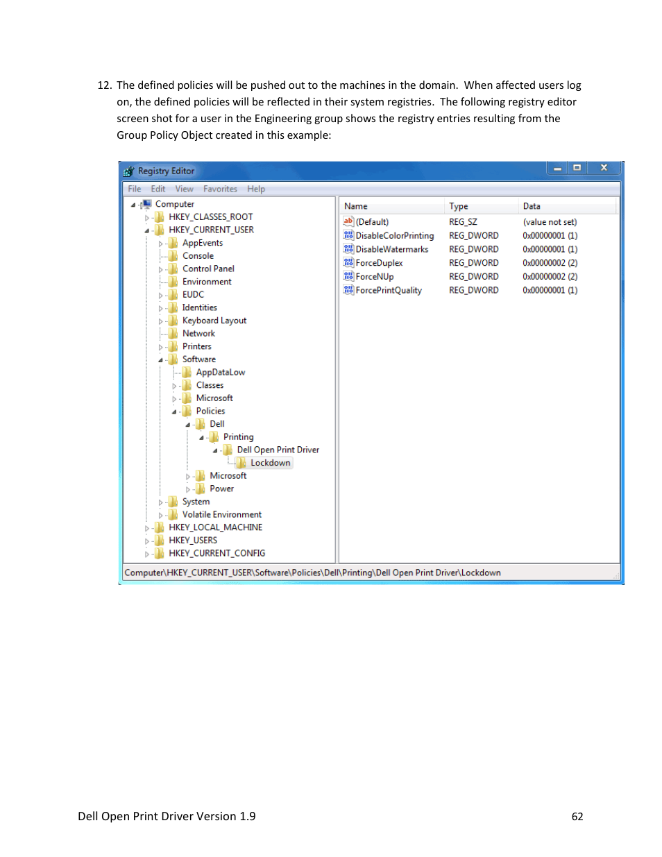 Dell Open Print Driver User Manual | Page 62 / 76