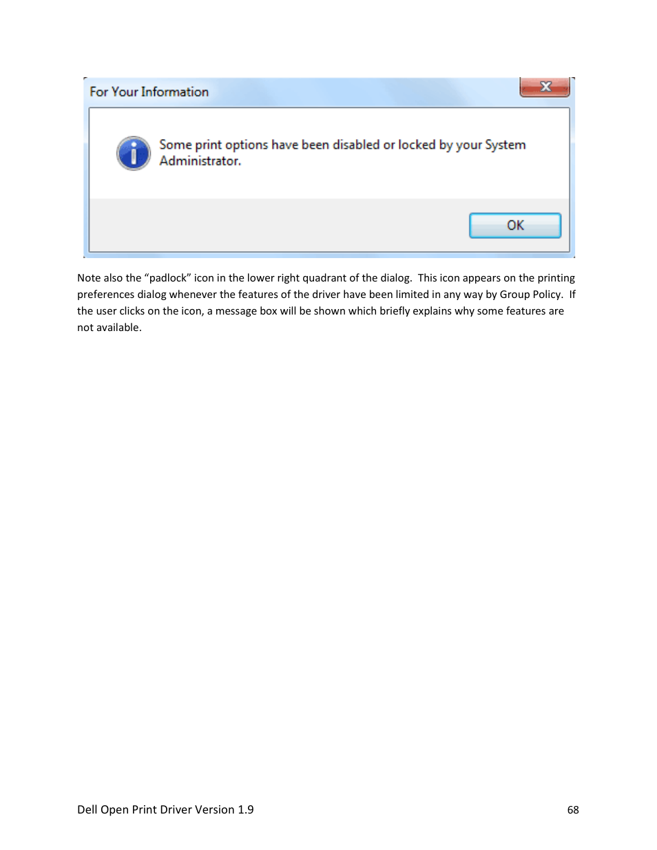 Dell Open Print Driver User Manual | Page 68 / 76