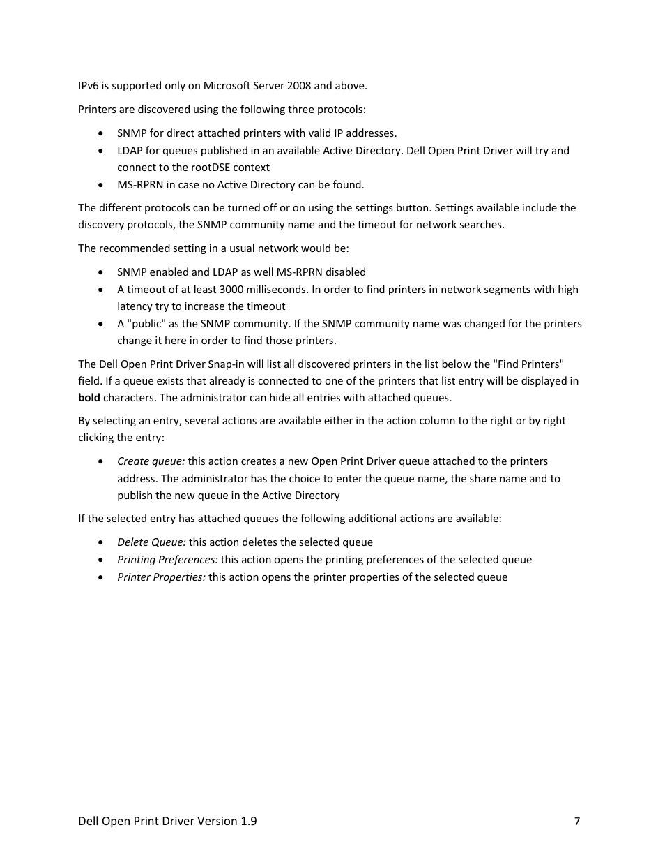 Dell Open Print Driver User Manual | Page 7 / 76