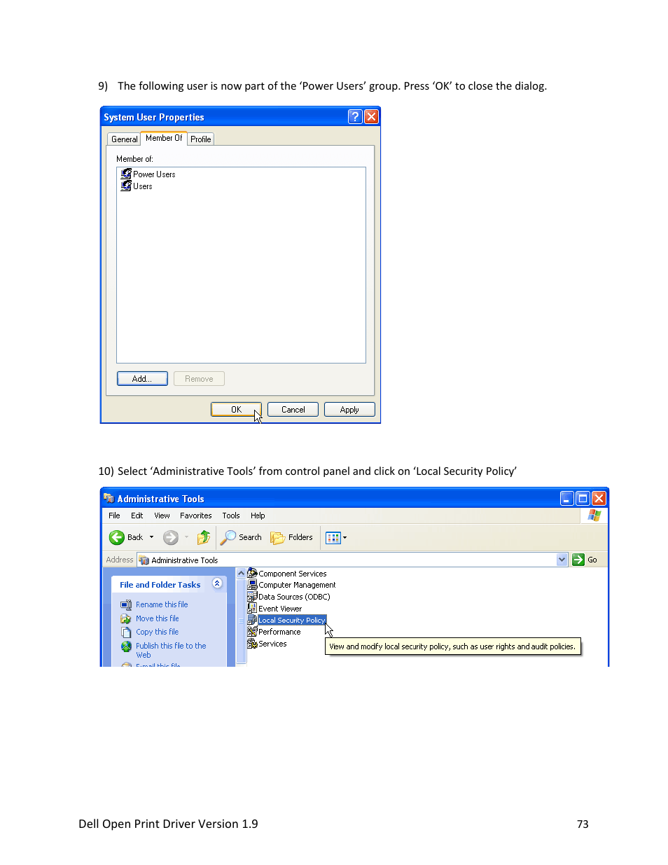 Dell Open Print Driver User Manual | Page 73 / 76