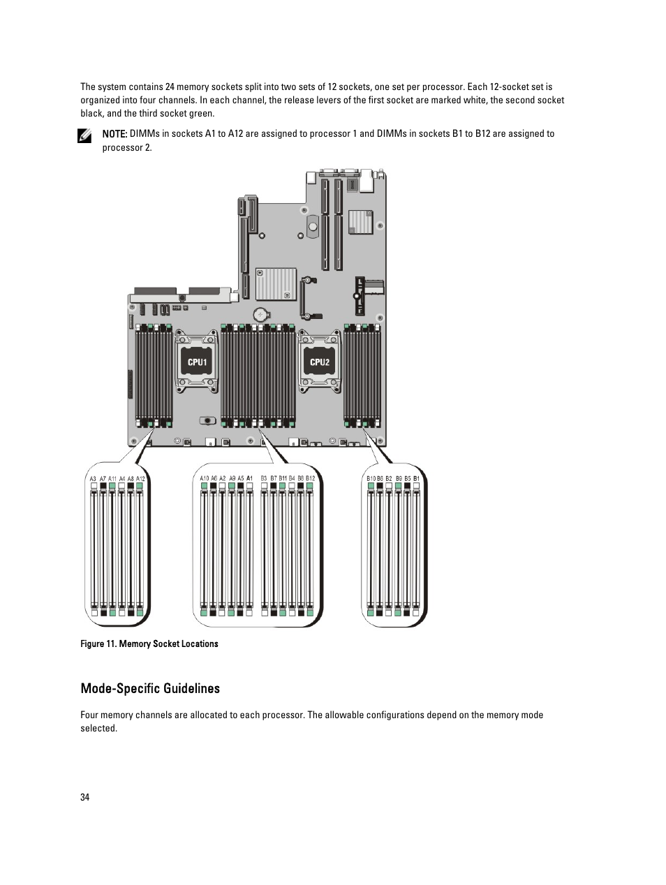 Mode-specific guidelines | Dell Powervault DL2300 User Manual | Page 34 / 121