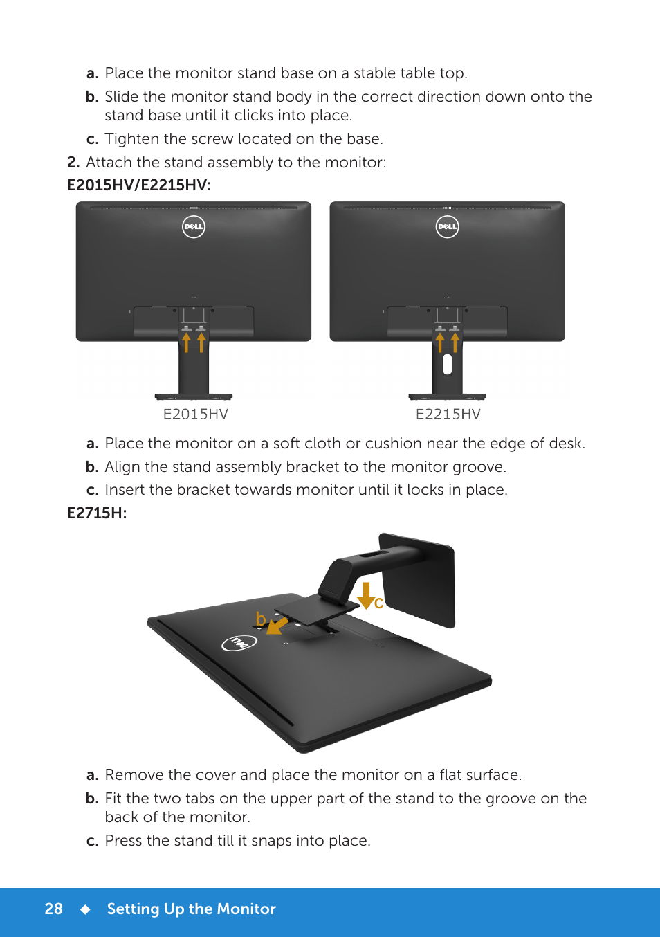 Dell E2715H Monitor User Manual | Page 28 / 82