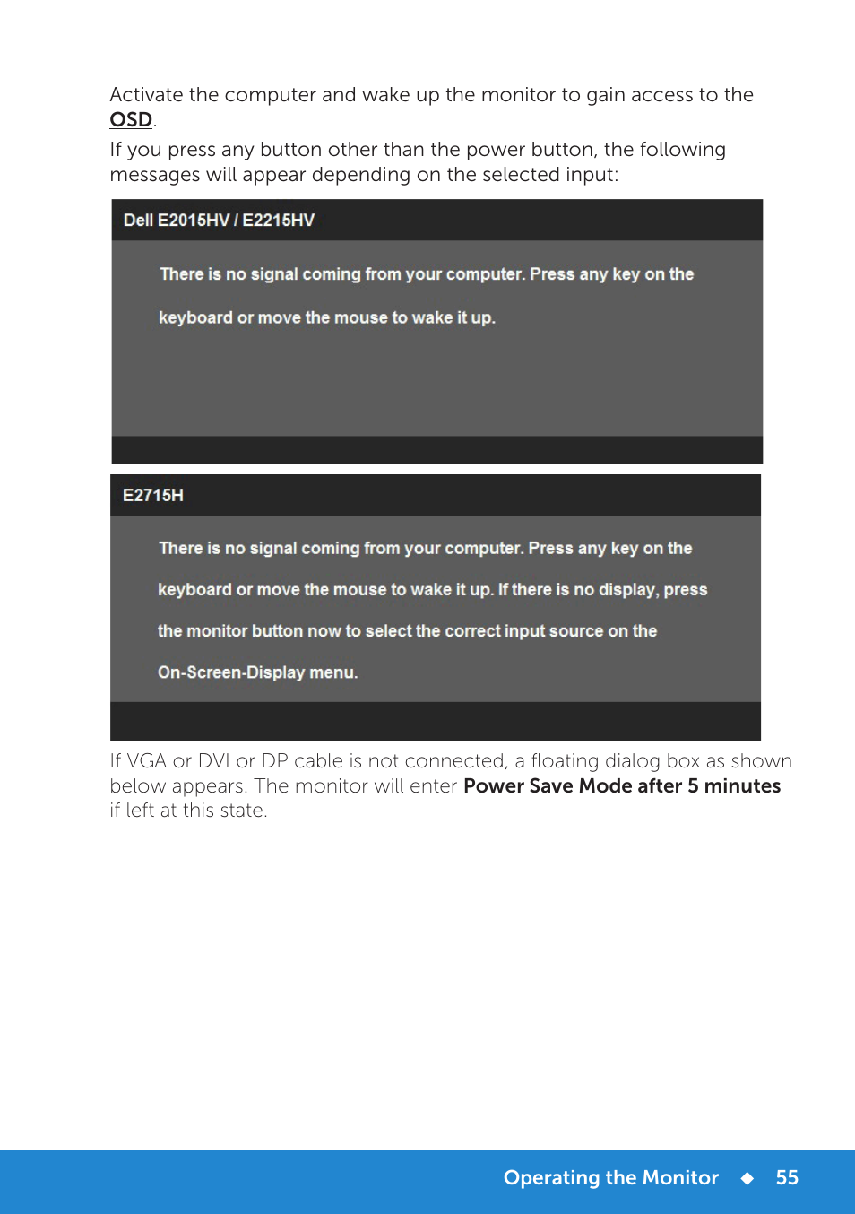 Dell E2715H Monitor User Manual | Page 55 / 82