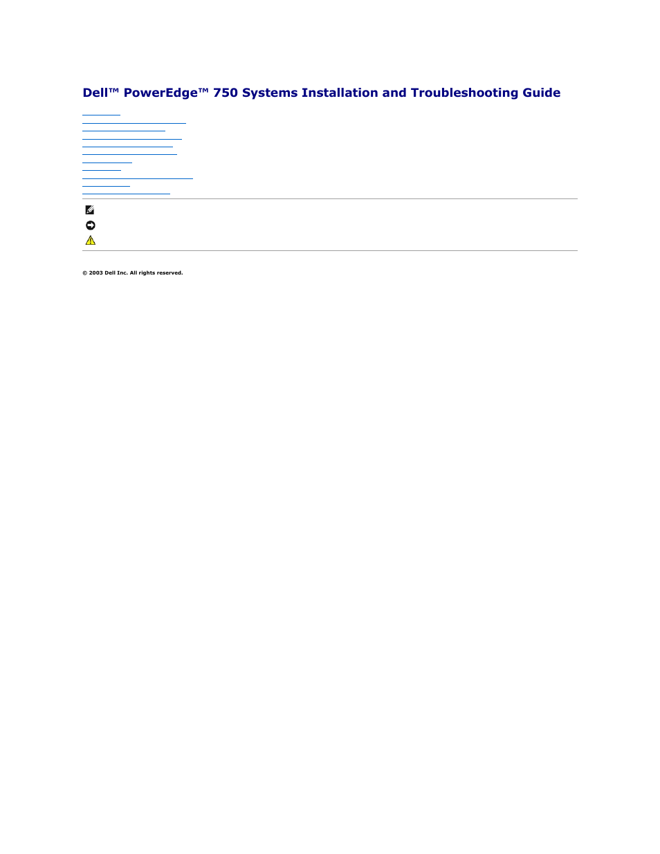 Dell PowerEdge 750 User Manual | 76 pages