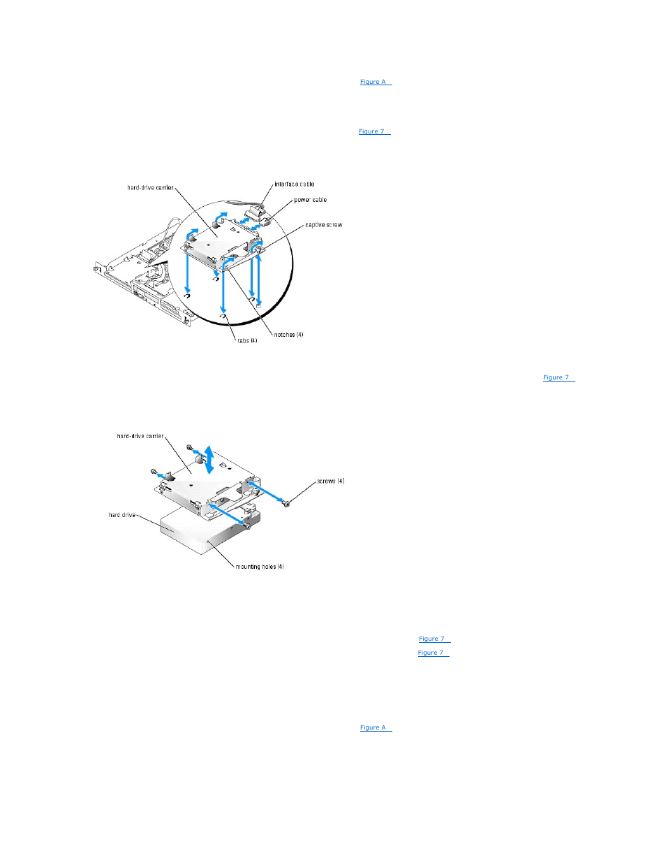 Installing a hard drive | Dell PowerEdge 750 User Manual | Page 63 / 76