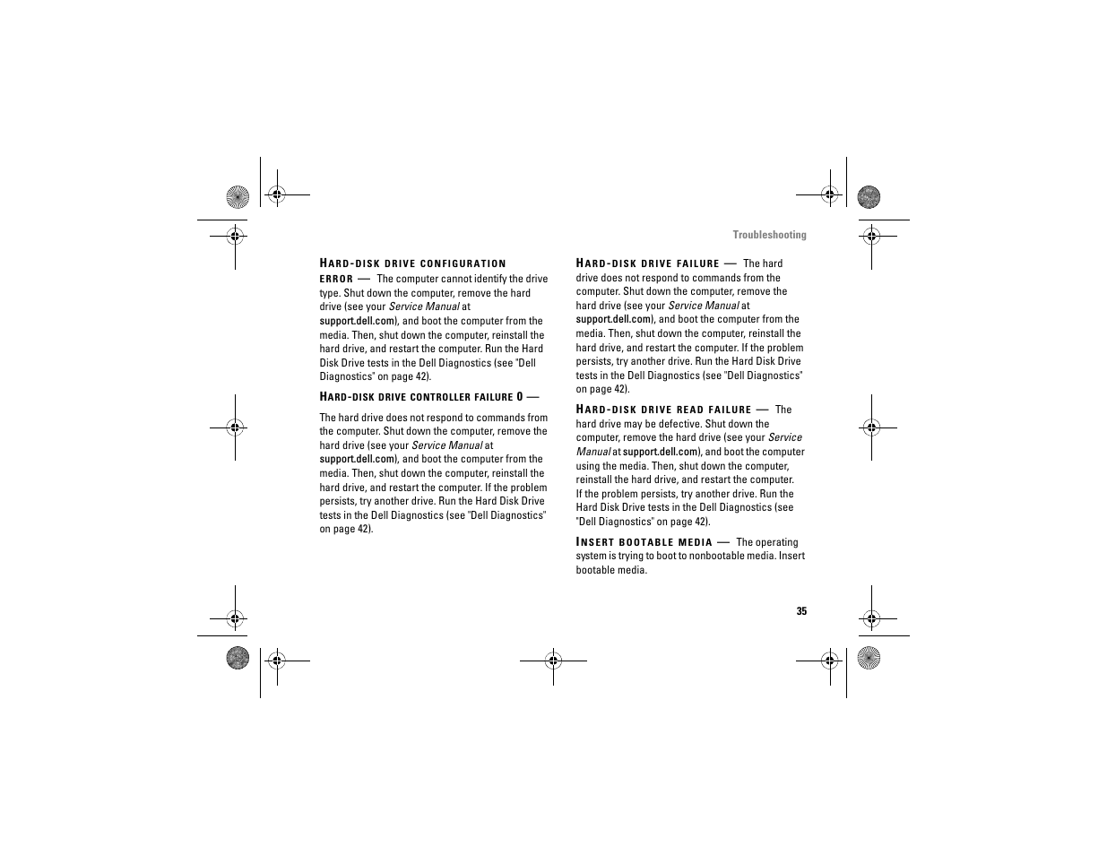 Dell Vostro A860 (Late 2008) User Manual | Page 35 / 76