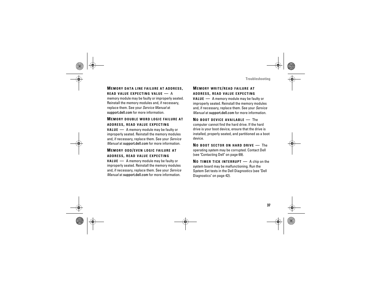 Dell Vostro A860 (Late 2008) User Manual | Page 37 / 76